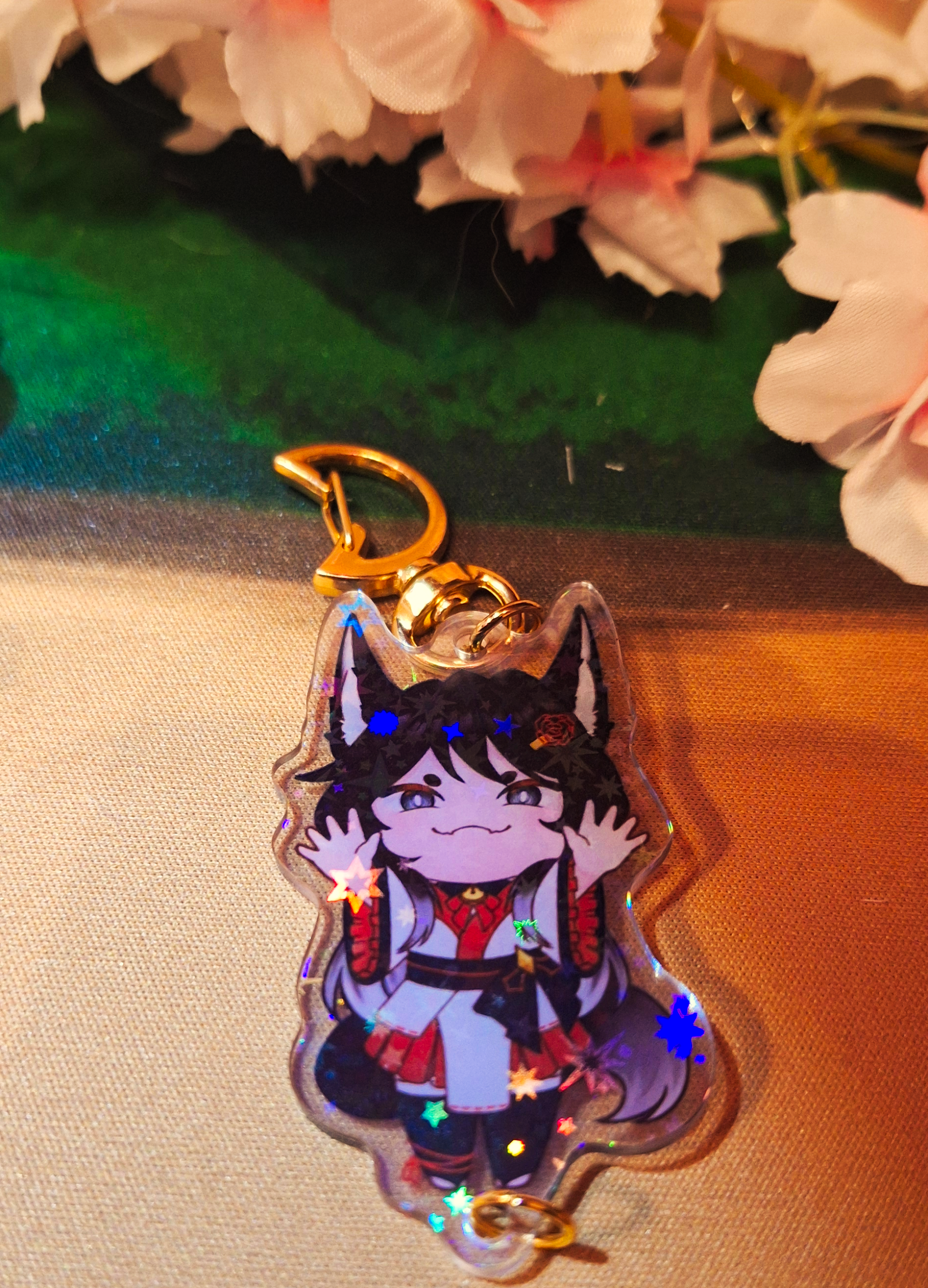 Fox Gremlin Keychain - Image 3